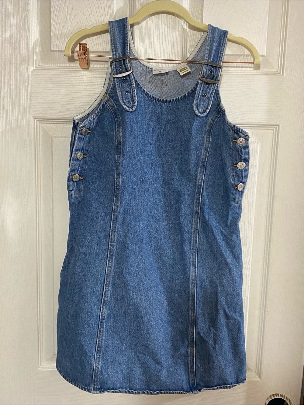 Levi’s Denim Pinafore Jumper Dress - Classic Blue